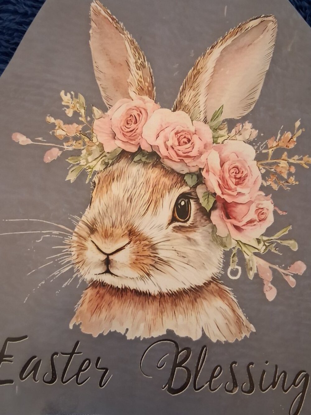 Victorian Bunny DTF Heat Transfer - Picture 2 of 3